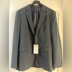 Zara Houndstooth Suit Jacket (40R)